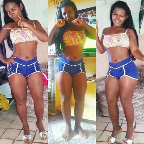Caiu no whatsapp negra gostosona em selfie pelada - BA