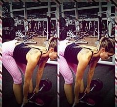 Fotos Gabriela Larsen gostosa da academia mostrou peitos pequenos SC