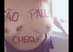 São Paulo cheguei !!!! Rafa Zuchre loira de Campinas - SP